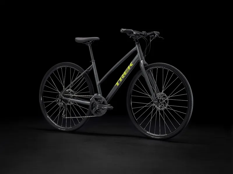 TREK FX 2 Disc Stagger Hybrid Bike in Lithium Grey-1